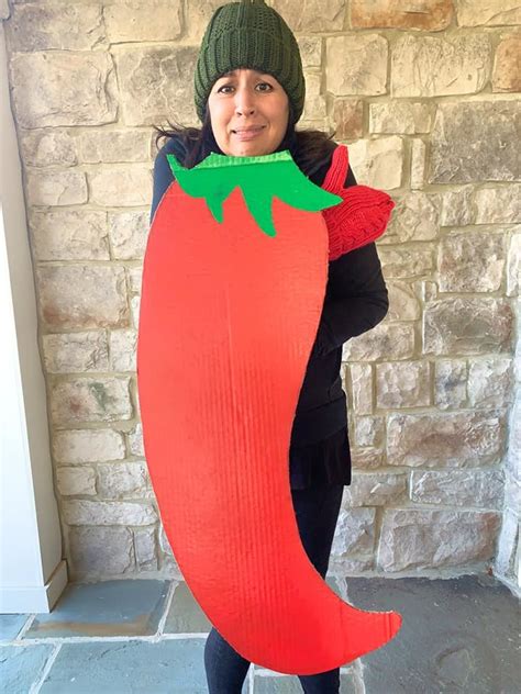 chili pepper costume diy